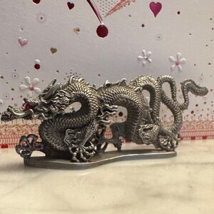 Pewter Dragon Figurine